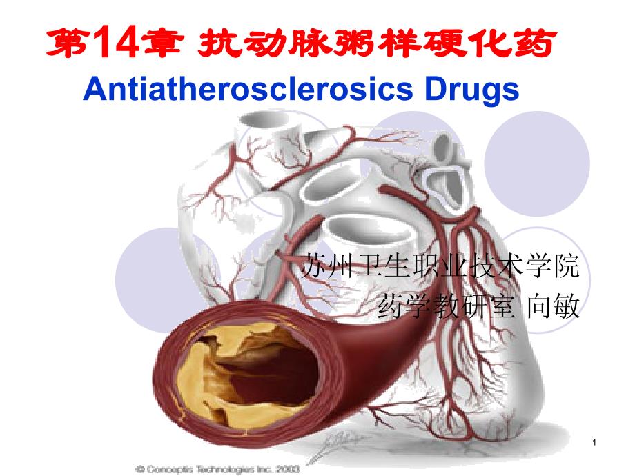 第14章抗动脉粥样硬化药课件_第1页