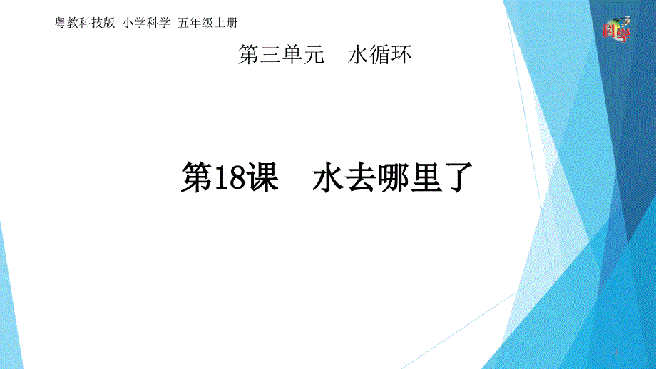 粤教版科学《水去哪里了》优质ppt课件_第1页