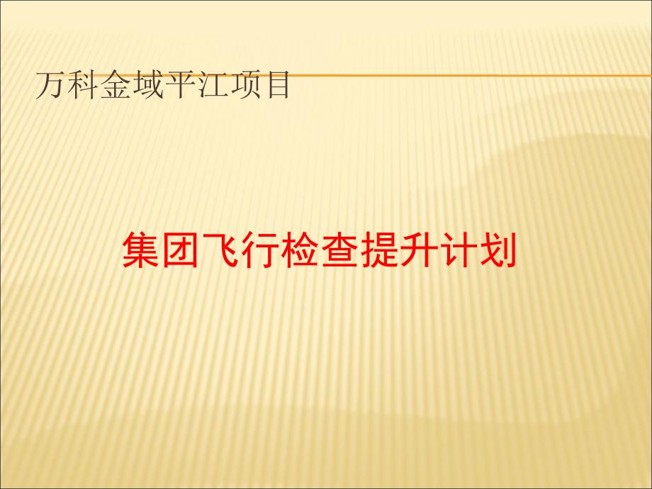 某飞行检查提升计划课件_第1页