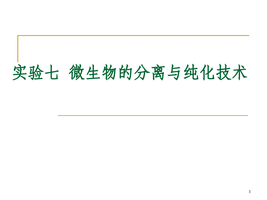 微生物的分离与纯化技术课件_第1页