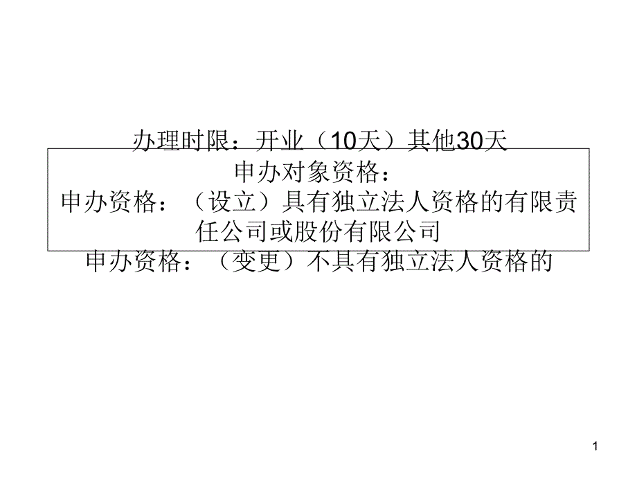 上海分公司注册、变更、注销登记的手续流程课件_第1页