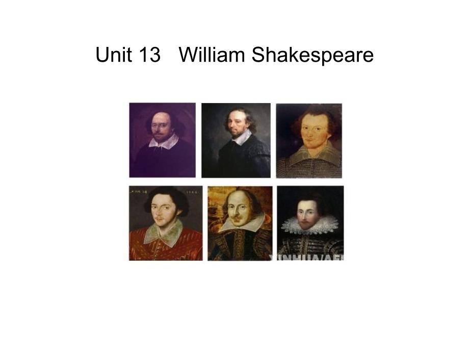 北京课改版英语九年《Unit-13-William-Shakespeare》ppt课件_第1页