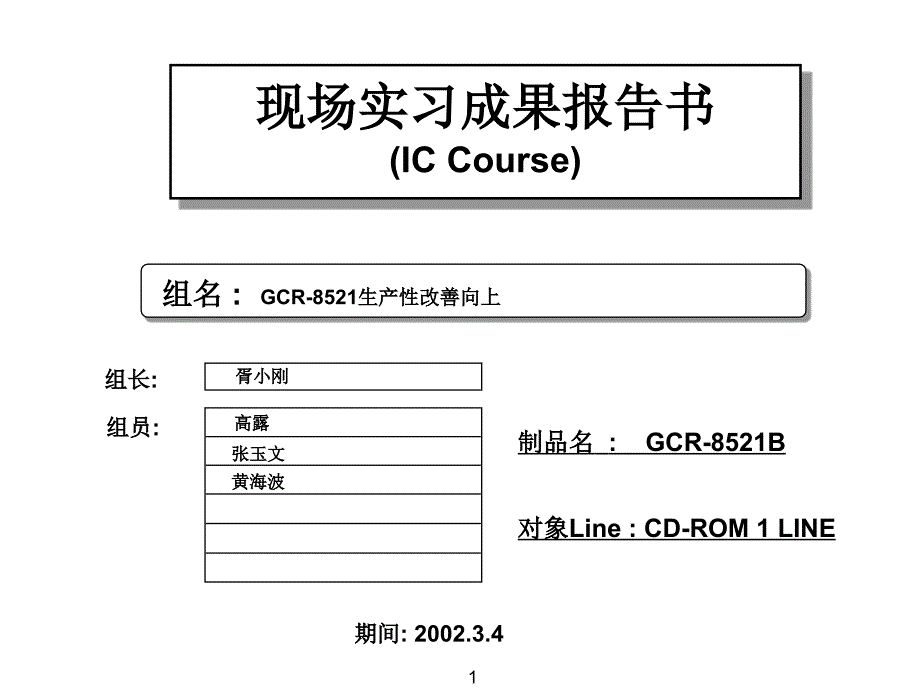 生产线改善报告方案课件_第1页