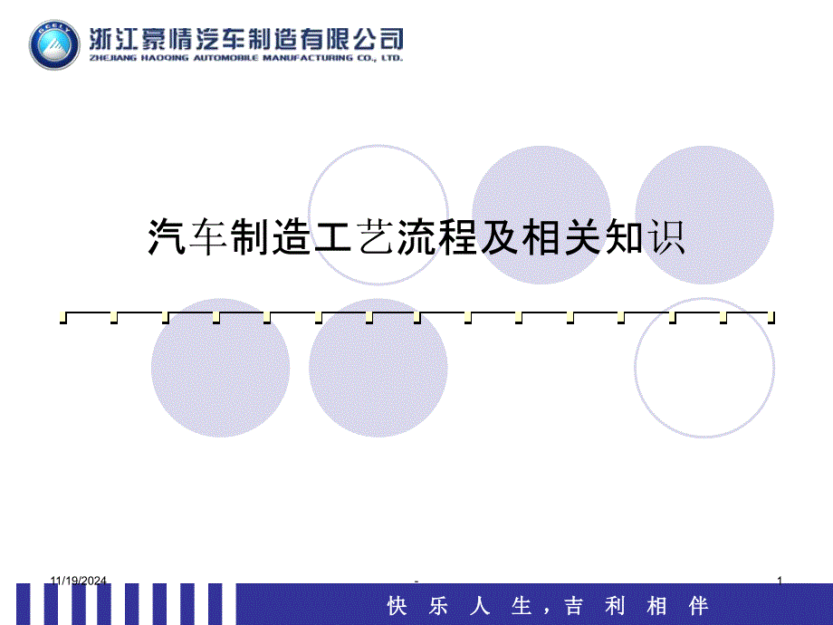 汽车制造工艺流程及相关知识课件_第1页