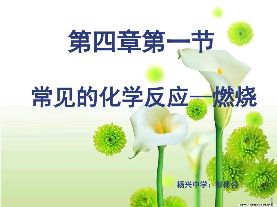 常见的化学反应—燃烧课件_第1页