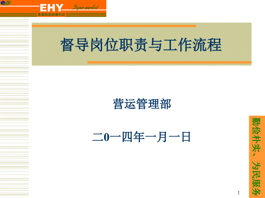 督导岗位职责与工作流程PPT幻灯片课件_第1页