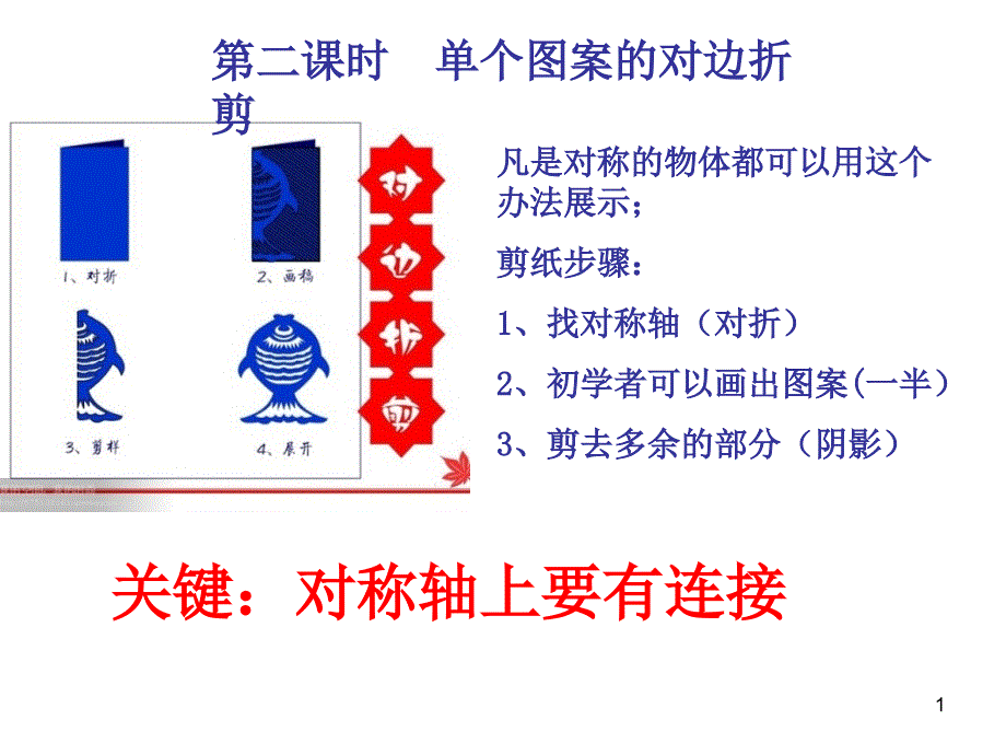 剪纸教程-课时教学用课件_第1页