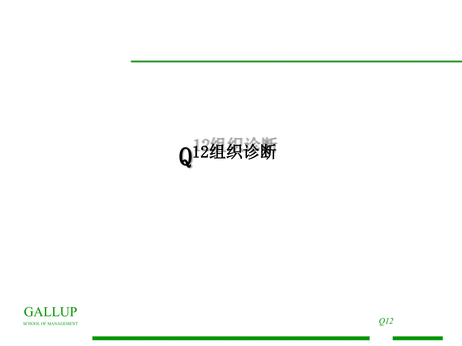 盖洛普Q12-组织诊断课件_第1页