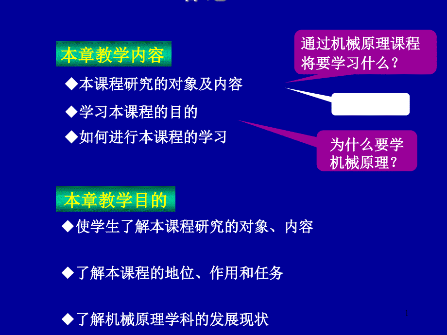 机械原理ppt课件_第1页