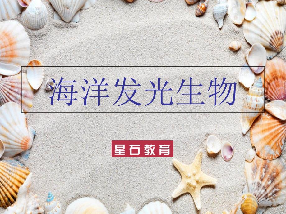 海洋发光生物概述课件_第1页