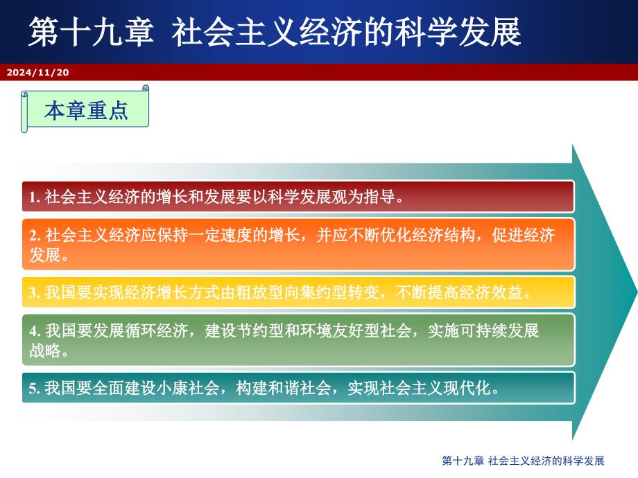 政治经济学-第十九章-社会主义经济的科学发展课件_第1页