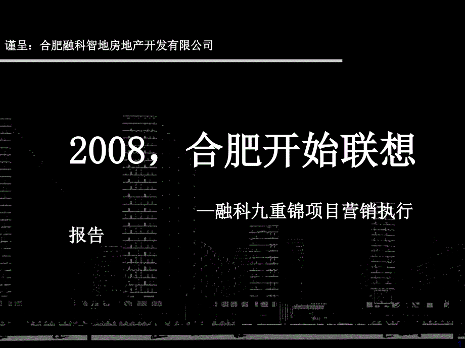 房地产项目营销执行报告课件_第1页