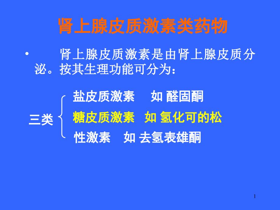 肾上腺皮质激素类ppt课件_第1页