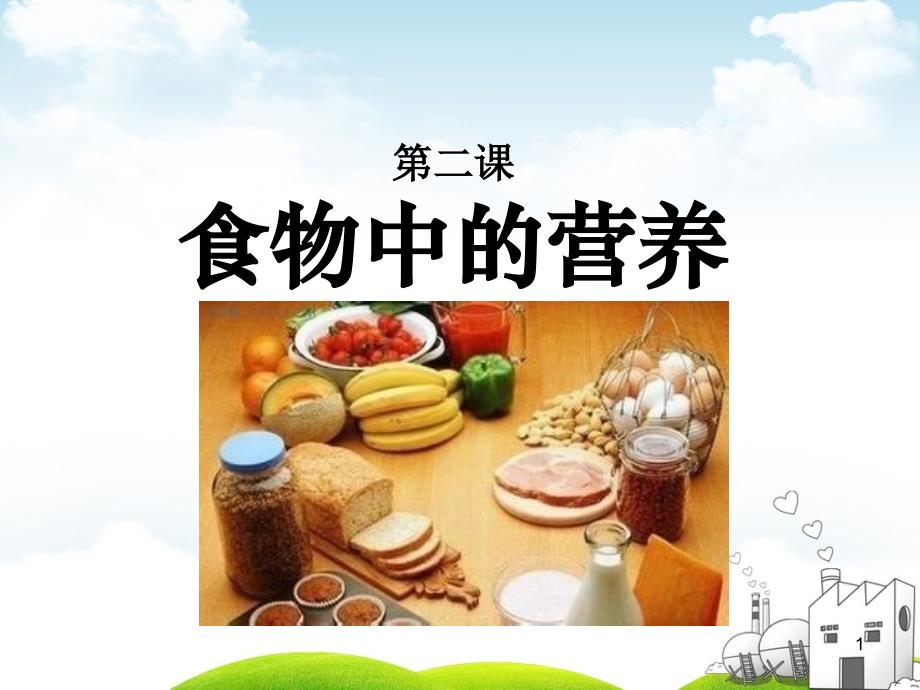 教科版《食物中的营养》》课件_第1页