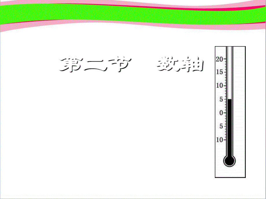 数轴省级一等奖ppt课件_第1页