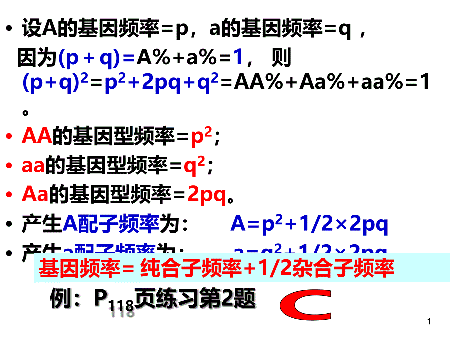 第七章现代生物进化理论(二)课件_第1页