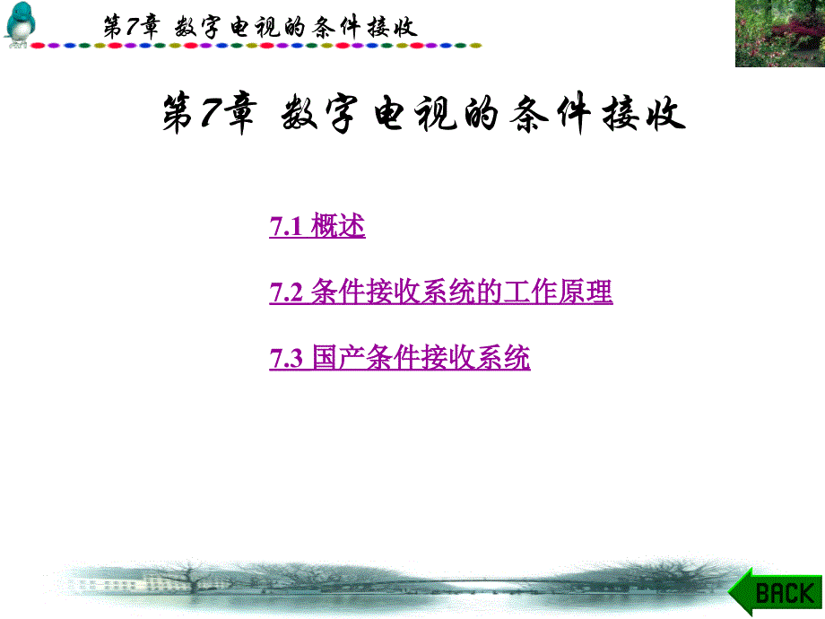 数字电视技术第7章数字电视的条件接收_第1页