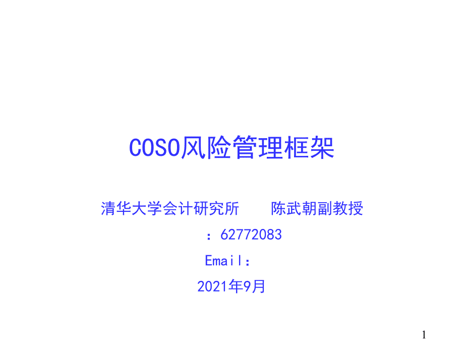 COSO中央企业全面风险管理_第1页