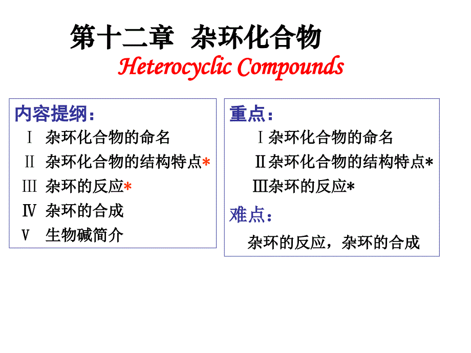 第12章杂环化合物_第1页