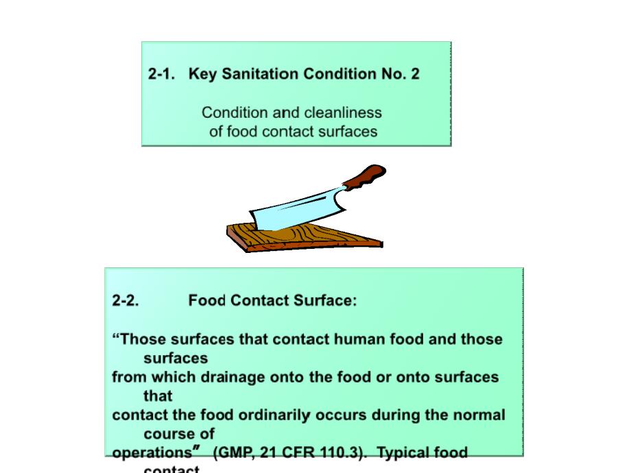 Chapter2-ConditionandCleanlinessofFoodContact…2章条件和食品接触的清洁…_第1页