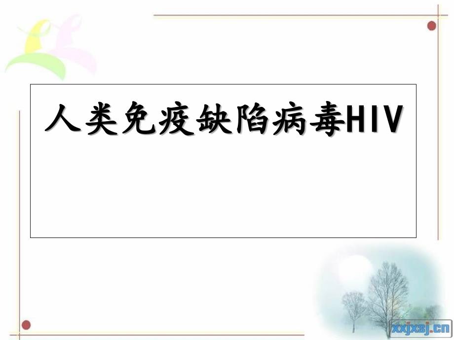 HIV的致病机理_第1页