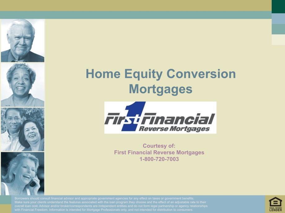 HomeEquityConversionMortgage(AnFHAsponsoredhome住房反抵押贷款（FHA担保的家_第1页