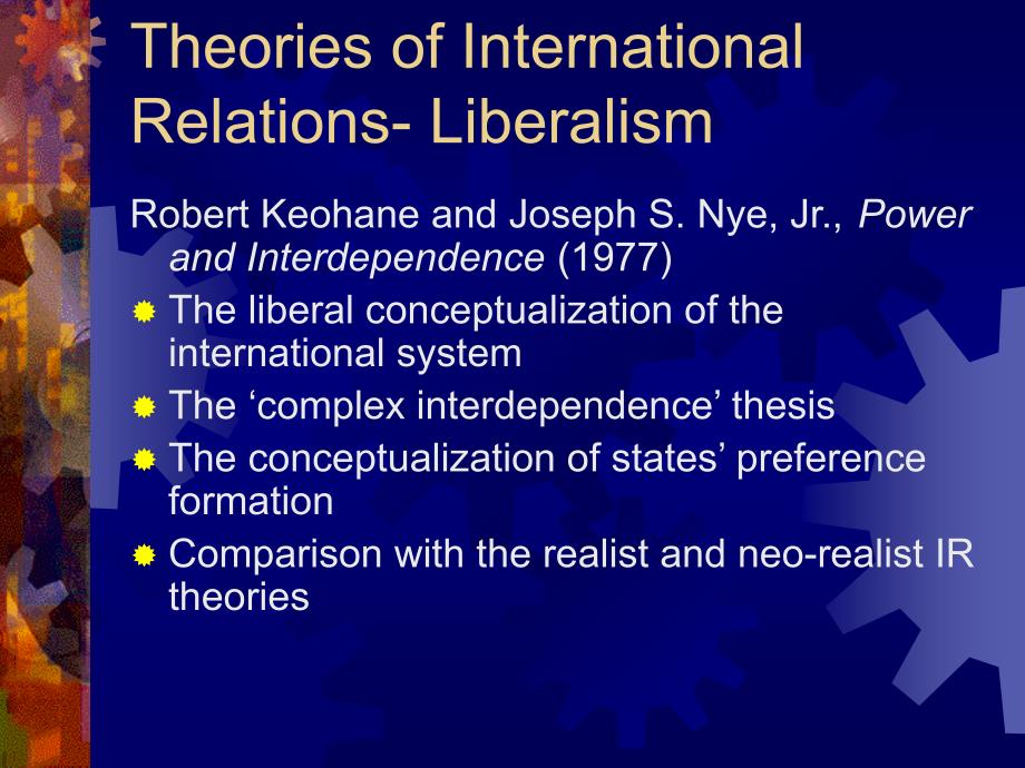 TheoriesofInternationalRelations-Liberalism国际关系的自由主义理论_第1页