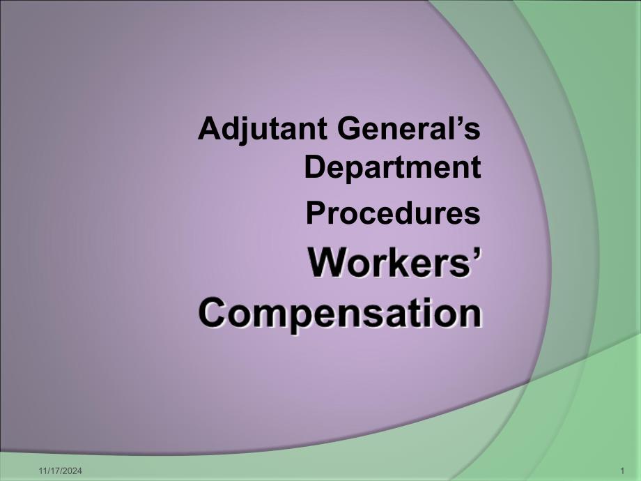 Workers’CompensationUpdate工人补偿更新_第1页