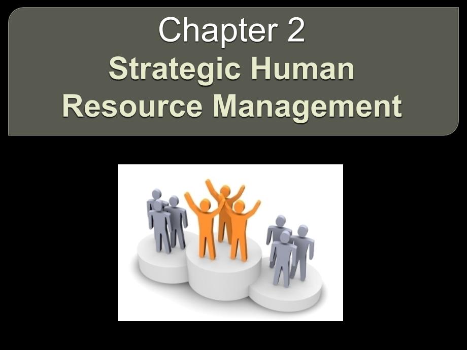 人力资源管理专业英语chapter 2 Strategic Human Resource Management_第1页