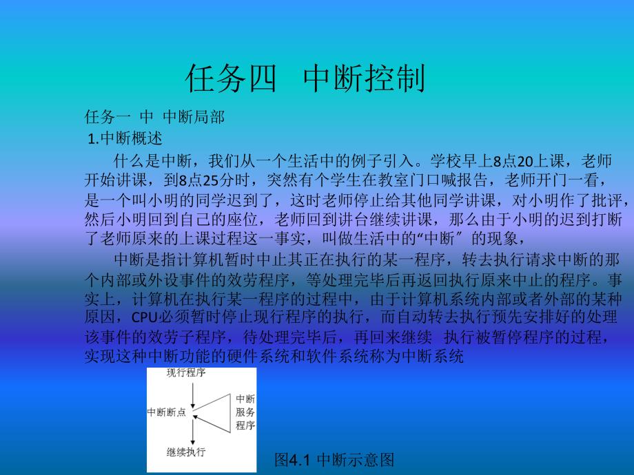 单片机控制装置与调试任务四中断控制_第1页