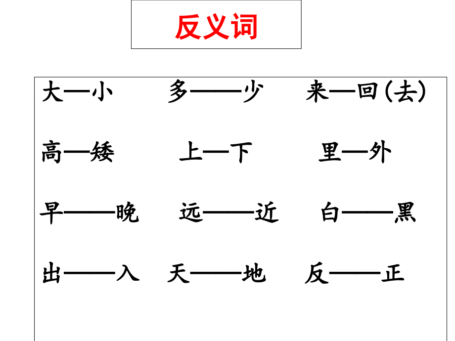 一年级语文(上)专题复习课件_第1页