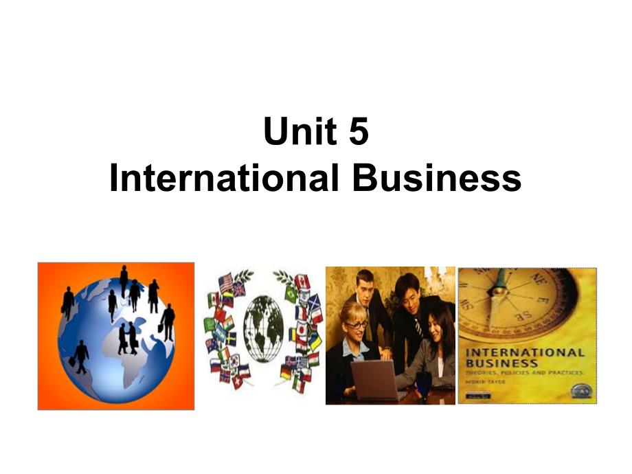 商务英语综合教程第二册unit 5 International Business_第1页