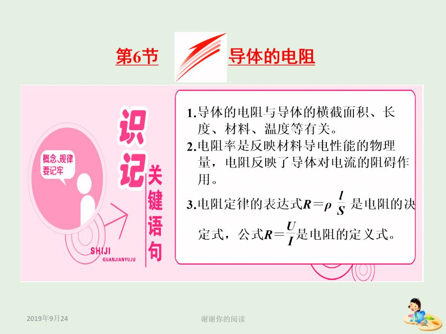 山东省专用学年高中物理第二章恒定电流第节导体的电阻课件新人教版选修_第1页