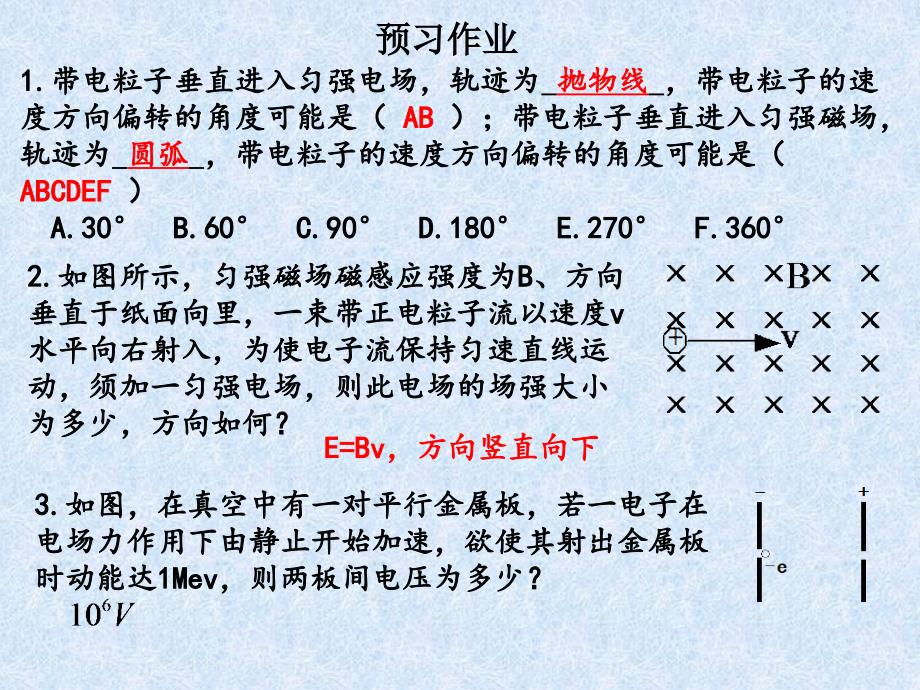 洛伦兹力的应用课件2-教科版_第1页