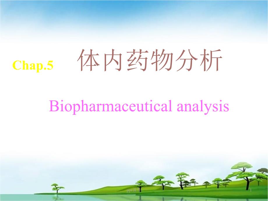 体内药物分析-课件_第1页