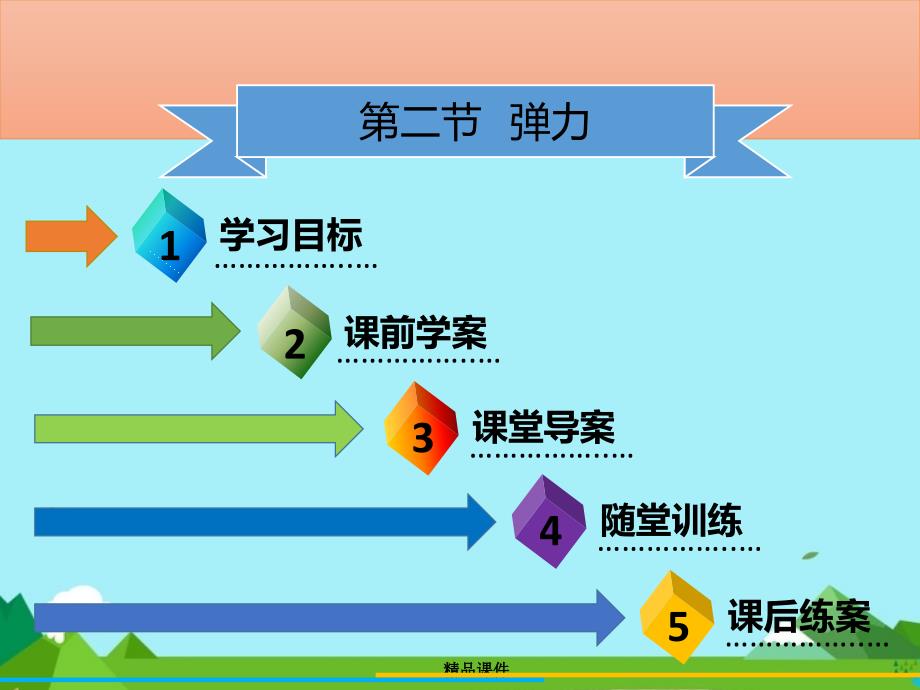 八年级物理下册第七章第二节弹力习题课件新人教版_第1页