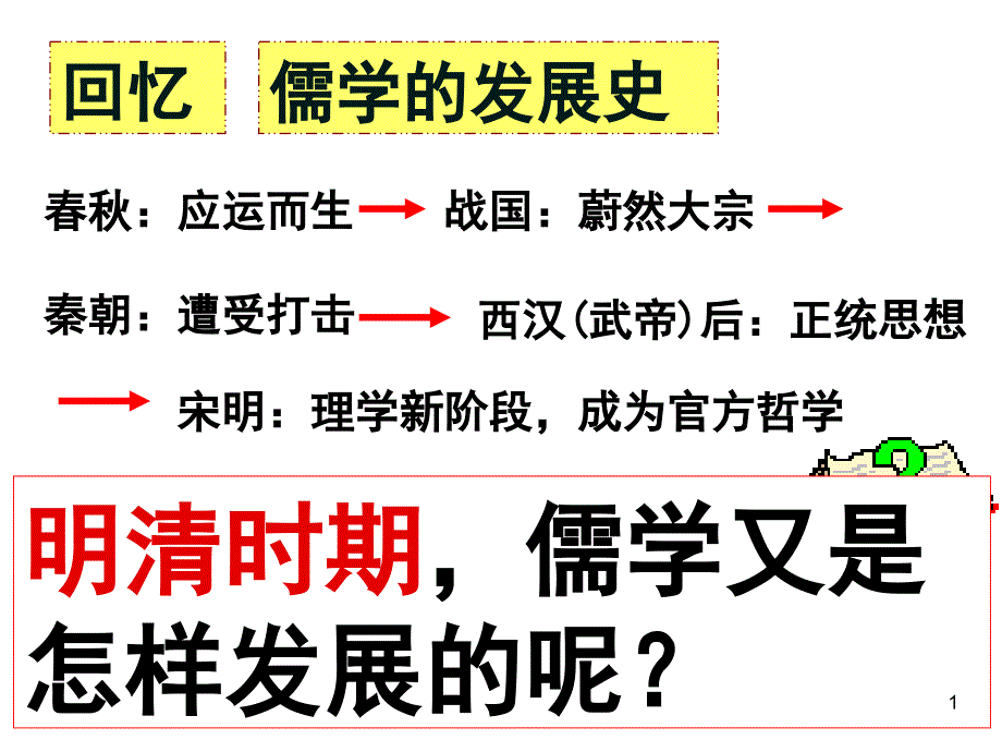 明末清初的思想活跃局面10课件_第1页