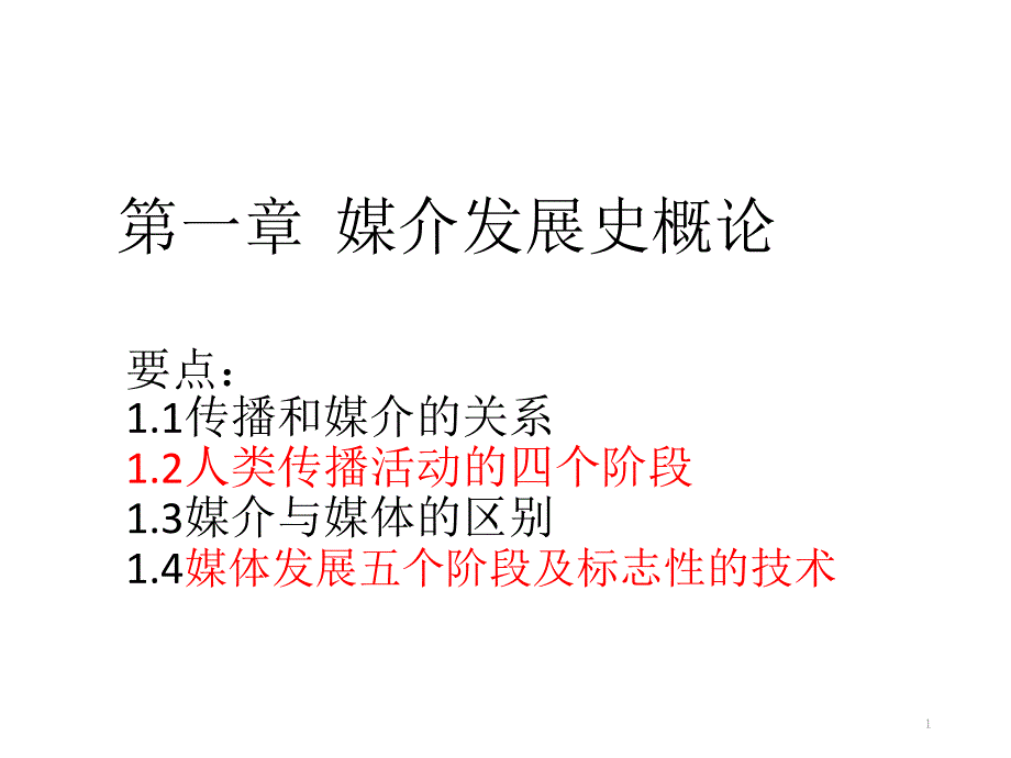 媒介发展史概论课件_第1页