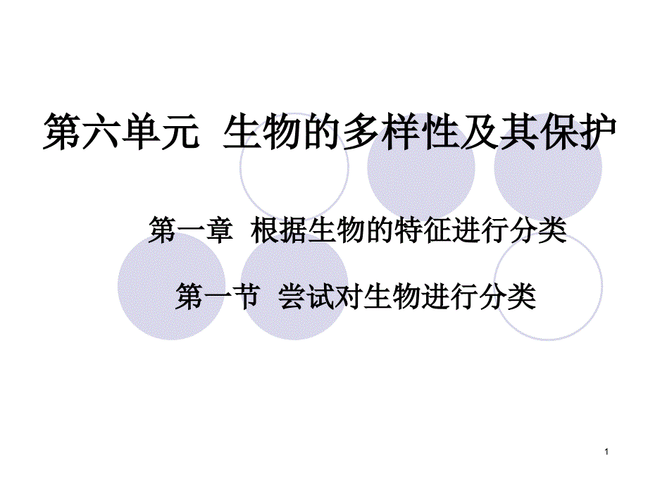 八年级生物根据生物的特征进行分类课件_第1页