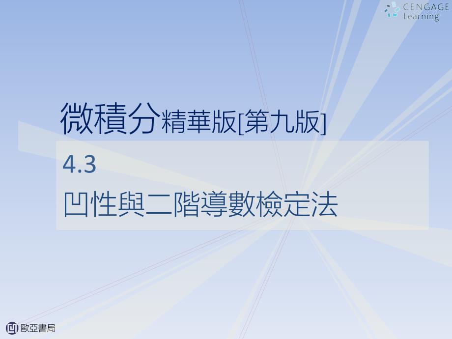 凹性与二阶导数检定法学习目标课件_第1页