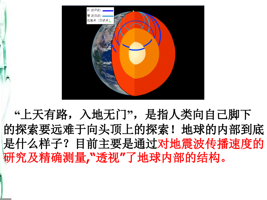 地震波的不连续面课件_第1页