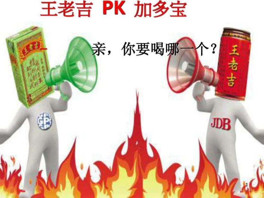 王老吉PK加多宝案例分析(市场营销)课件_第1页