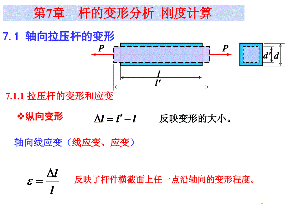 变形--工程力学课件_第1页