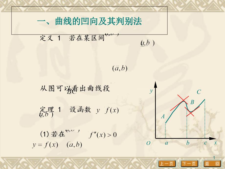 第十五讲-曲线的凹向与拐点课件_第1页