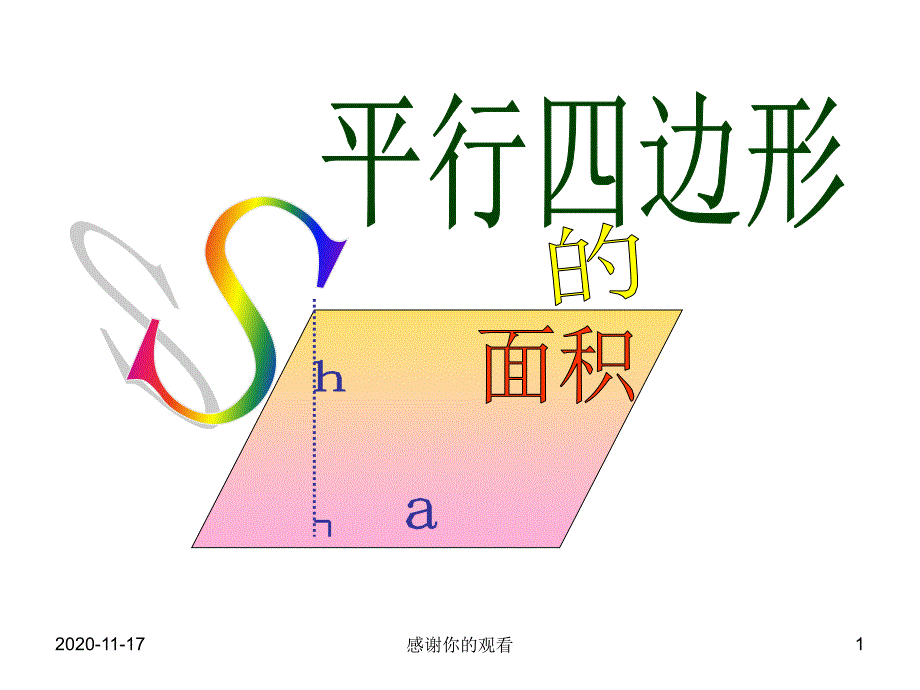 平行四边形的面积课件_第1页