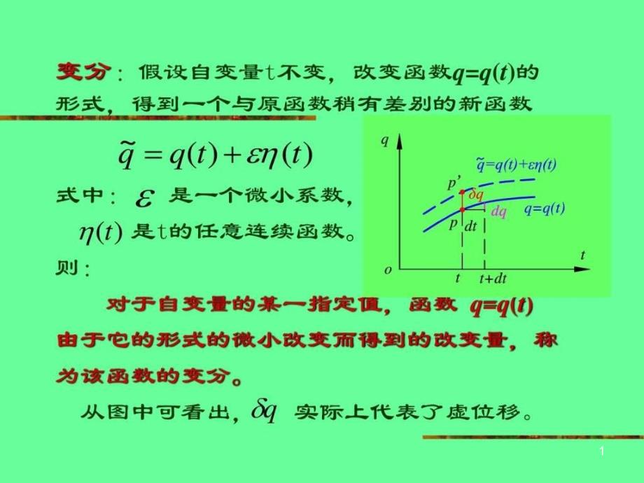 哈密顿原理的推导课件_第1页