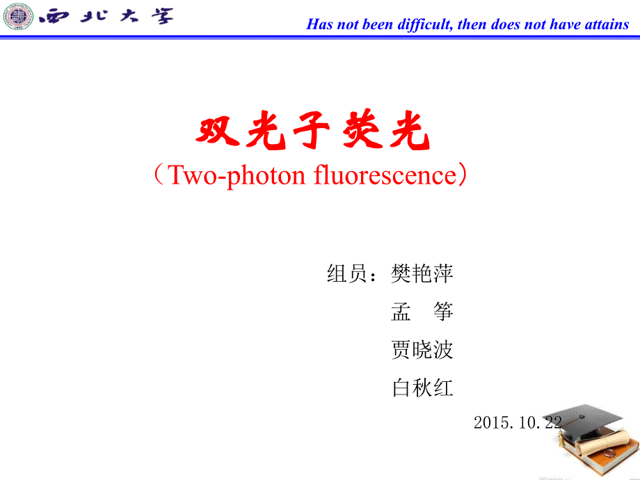 双光子荧光概述课件_第1页