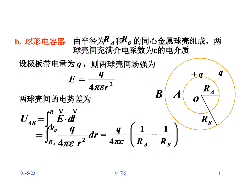 大学物理电学部分习题课件_第1页