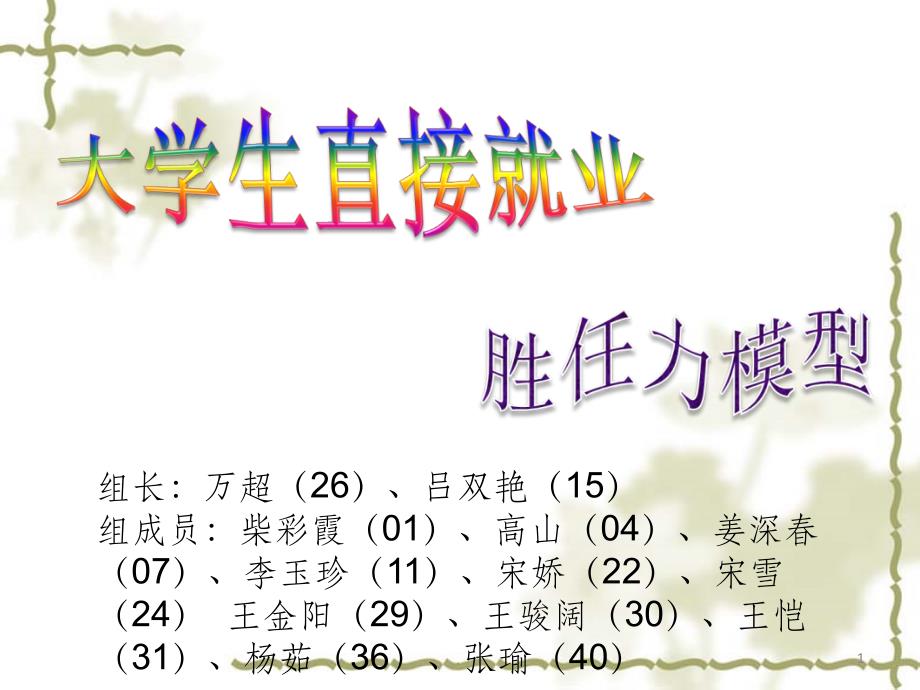 大学生直接就业的胜任力模型课件_第1页