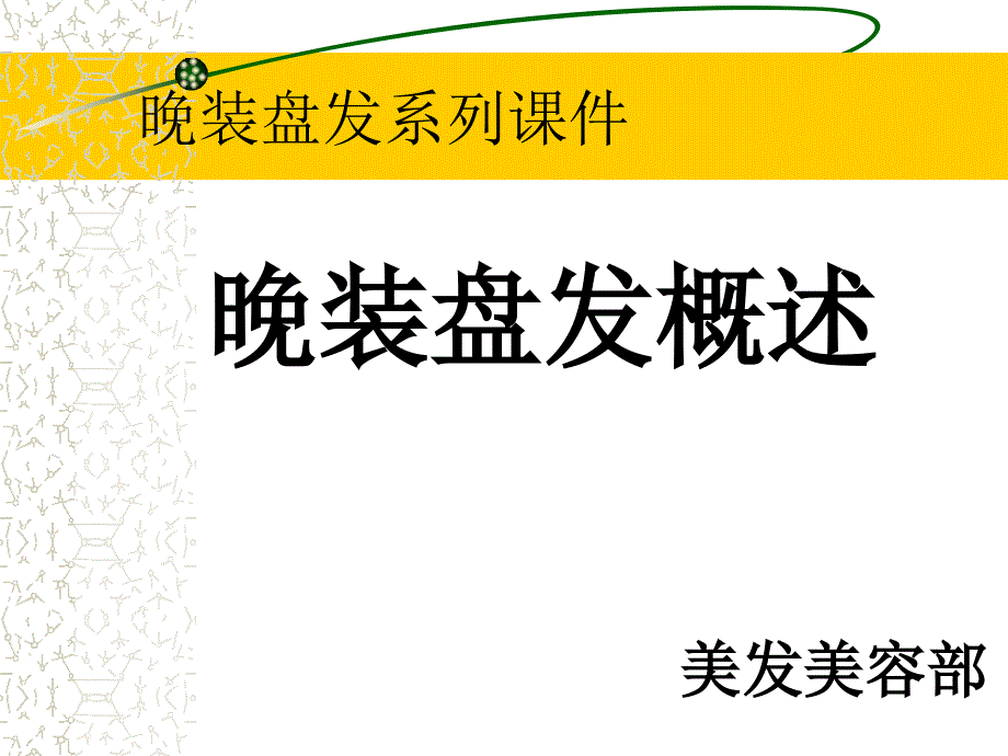 晚装盘发概述课件_第1页